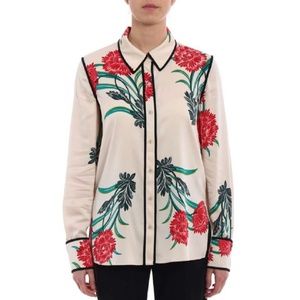 Diane von Furstenberg Women's Silk Shirt Size 2